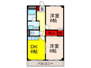 ベル青山Ⅰ番館の物件間取画像